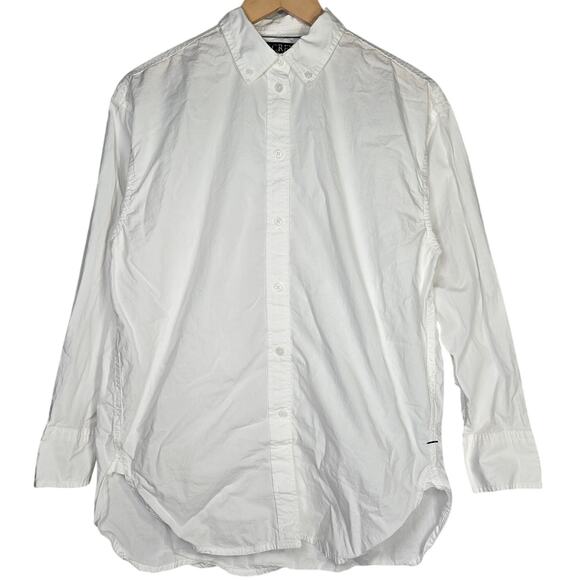 J. Crew Relaxed-fit washed cotton poplin shirt White 4 AX583 - Picture 1 of 10